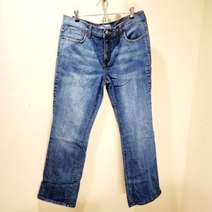 LEVI'S 515 Boot Cut Women's Washed Blue Jeans size 12 short